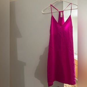 Amanda Uprichard hot pink mini dress
